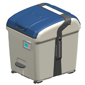 Cassonetto-2200 lt-intelligente-elettroserratura-raccolta-differenziata-controllo-accessi-lettore-barcode-rfid-pnrr